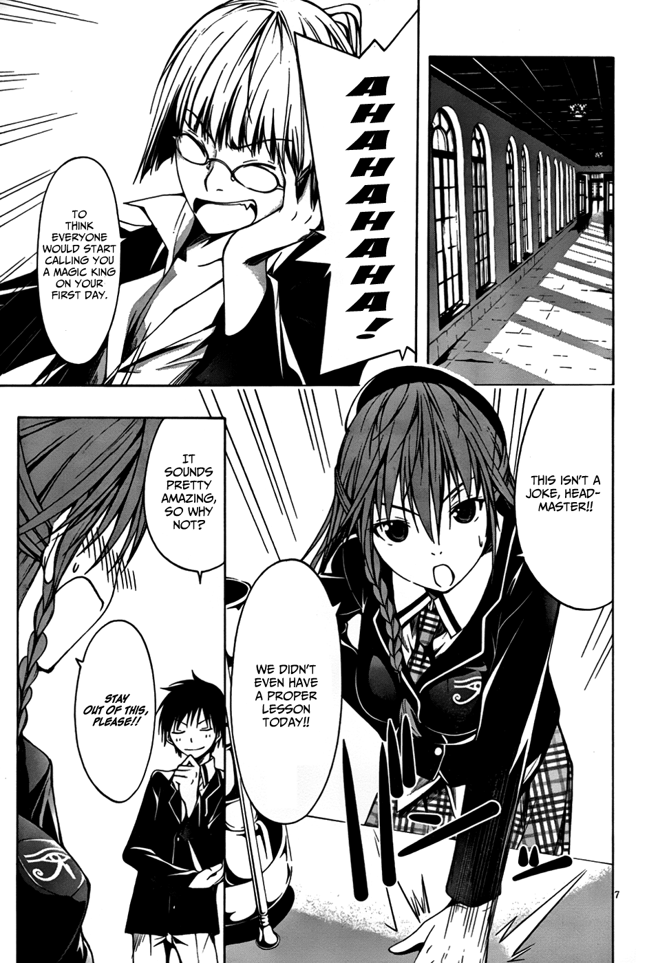 Trinity Seven: 7-Nin no Mahoutsukai chapter 1 page 9