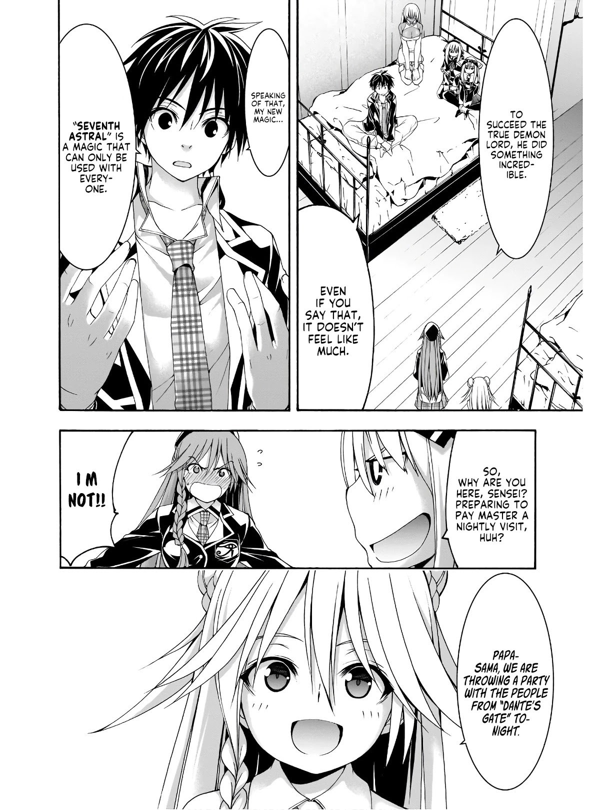 Trinity Seven: 7-Nin no Mahoutsukai chapter 100 page 9