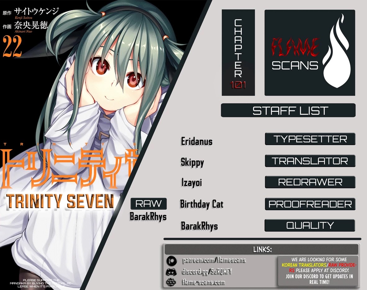 Trinity Seven: 7-Nin no Mahoutsukai chapter 101 page 1