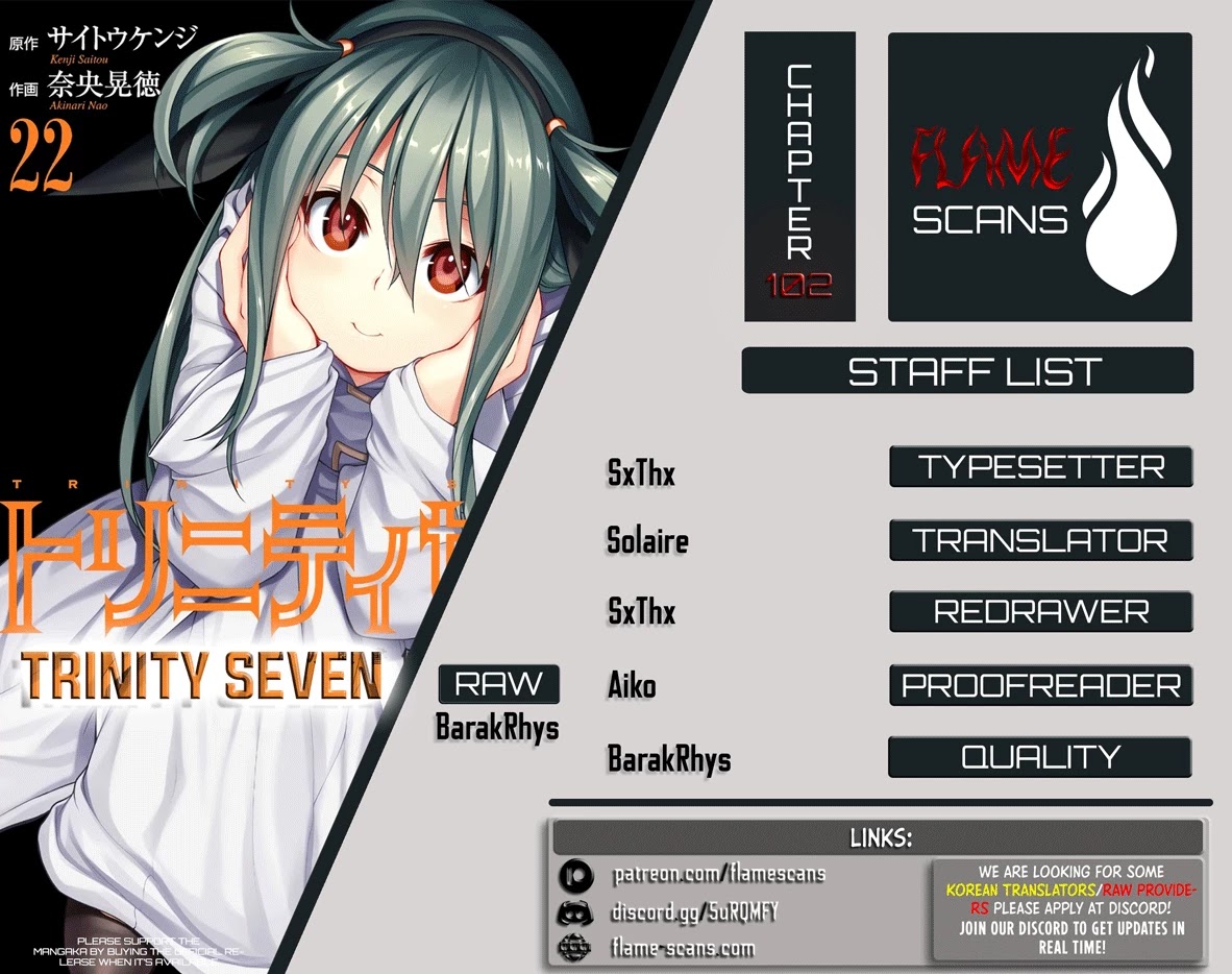 Trinity Seven: 7-Nin no Mahoutsukai chapter 102 page 1