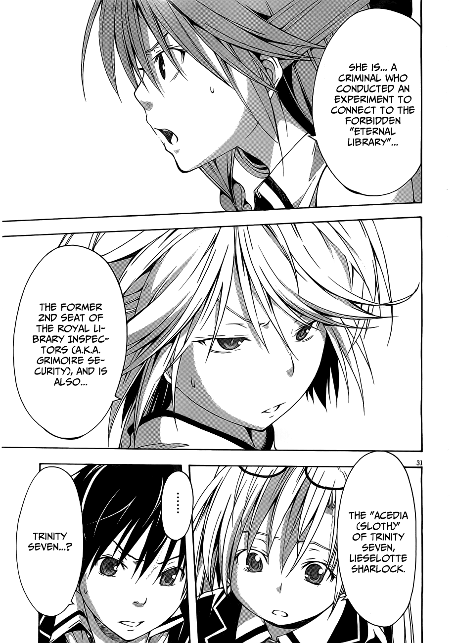 Trinity Seven: 7-Nin no Mahoutsukai chapter 11 page 33