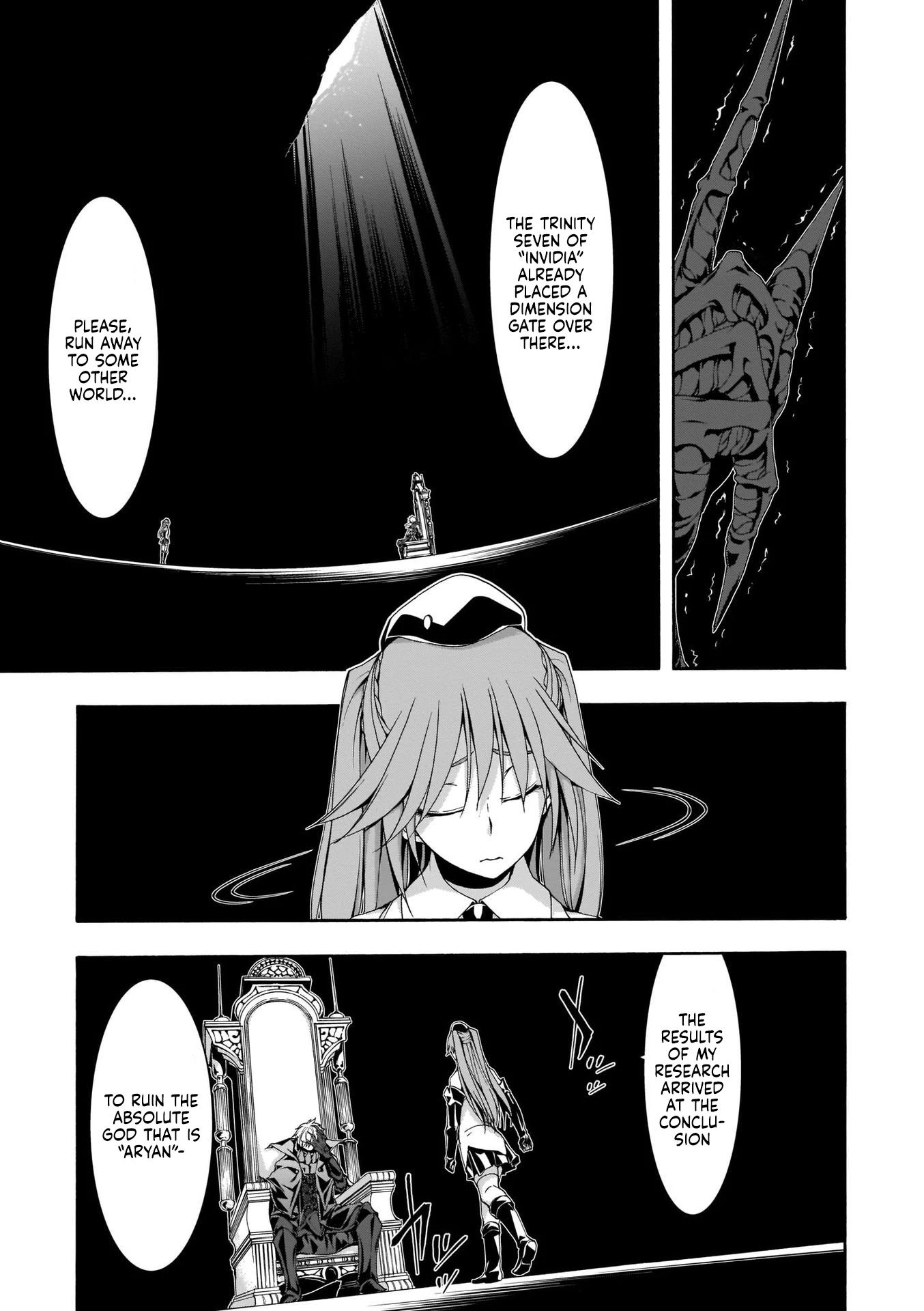 Trinity Seven: 7-Nin no Mahoutsukai chapter 113 page 22
