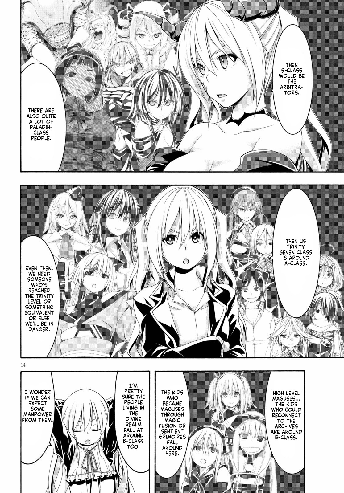 Trinity Seven: 7-Nin no Mahoutsukai chapter 115 page 14