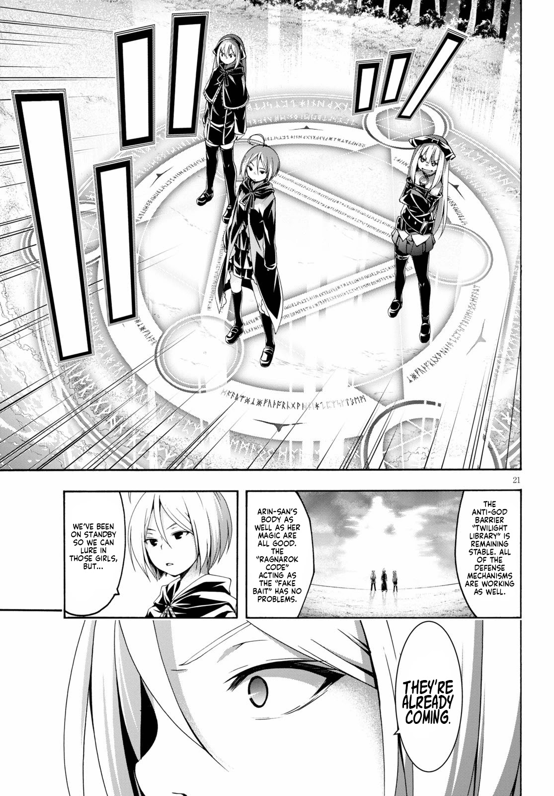 Trinity Seven: 7-Nin no Mahoutsukai chapter 115 page 21