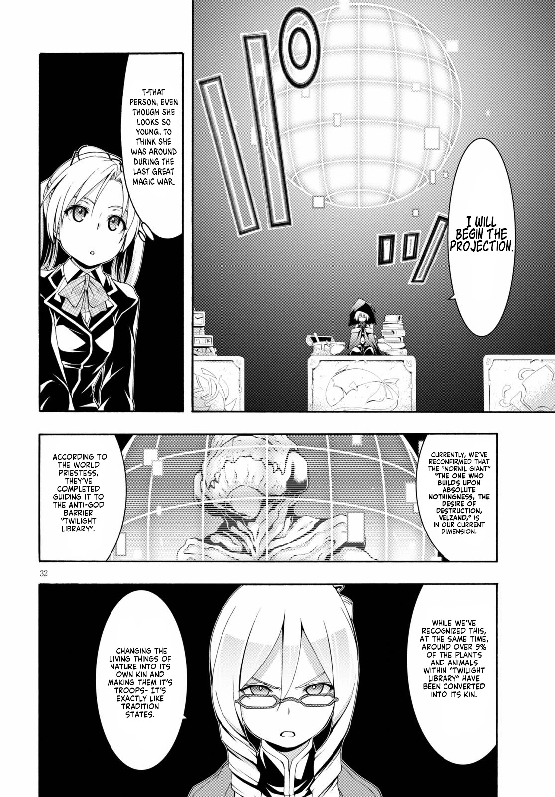 Trinity Seven: 7-Nin no Mahoutsukai chapter 115 page 30
