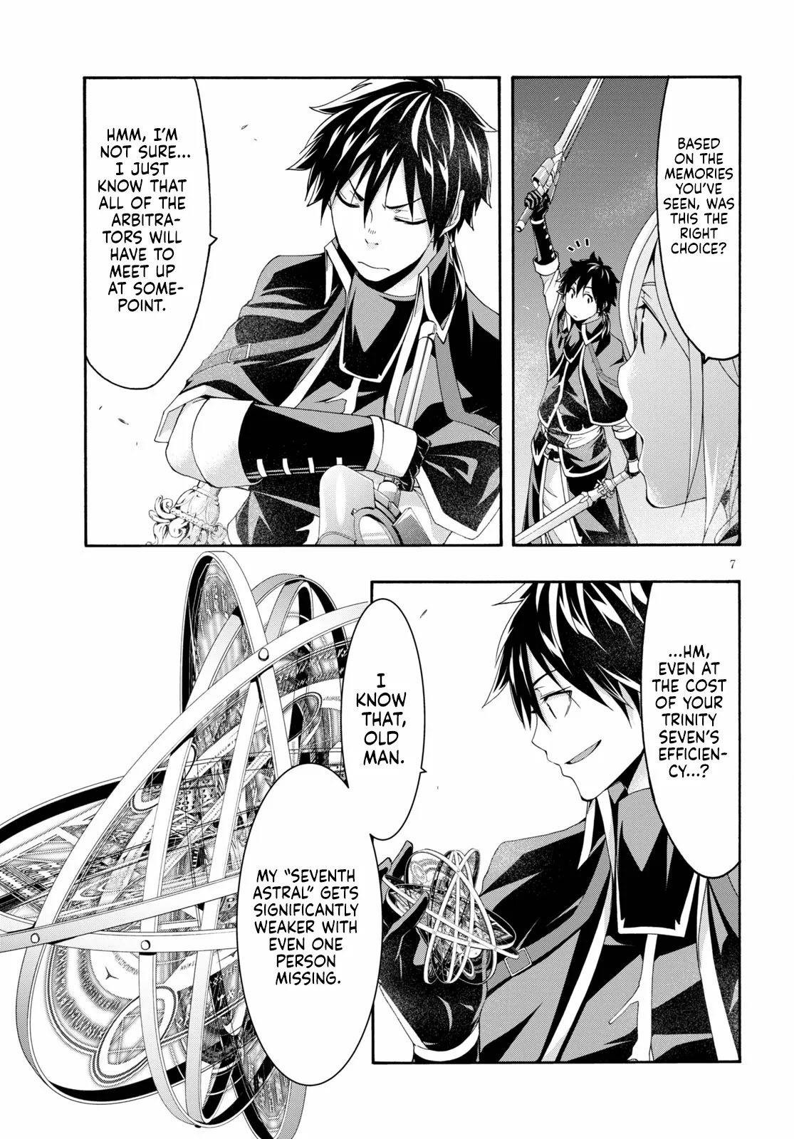 Trinity Seven: 7-Nin no Mahoutsukai chapter 121 page 9