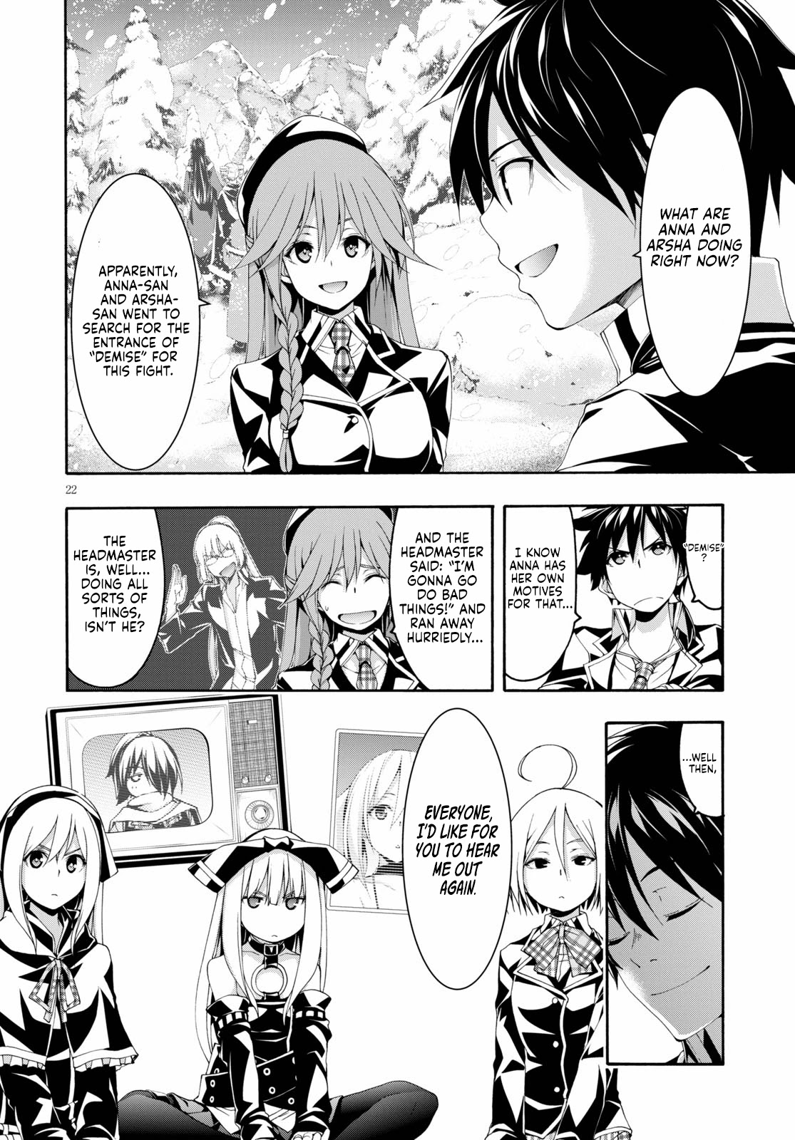 Trinity Seven: 7-Nin no Mahoutsukai chapter 122 page 24