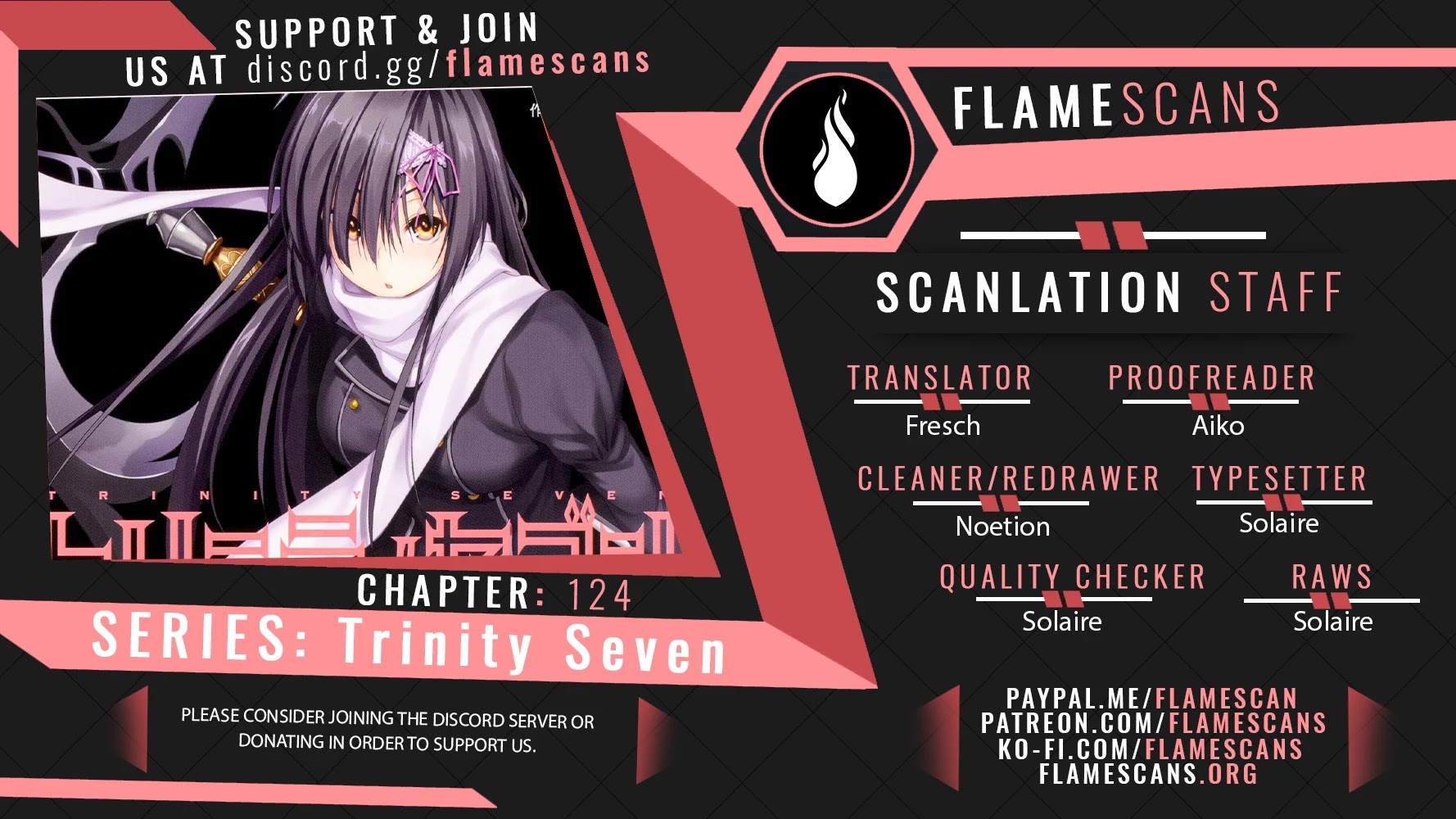 Trinity Seven: 7-Nin no Mahoutsukai chapter 124 page 1