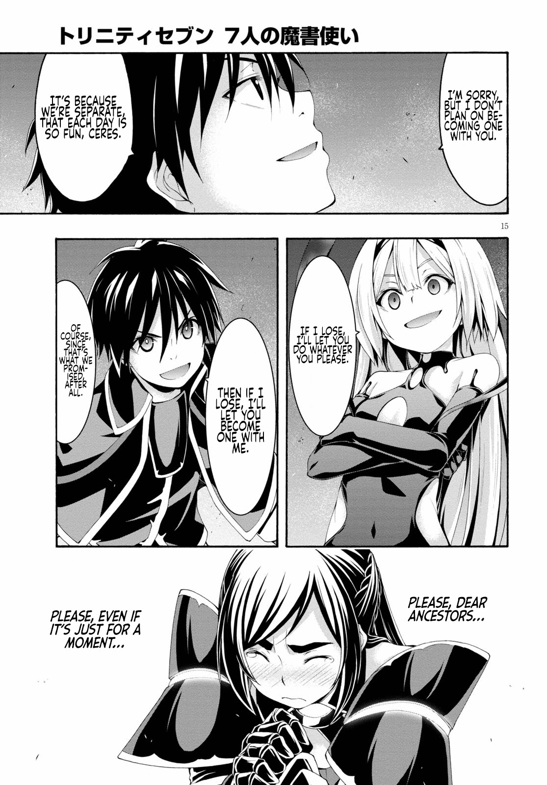 Trinity Seven: 7-Nin no Mahoutsukai chapter 124 page 17