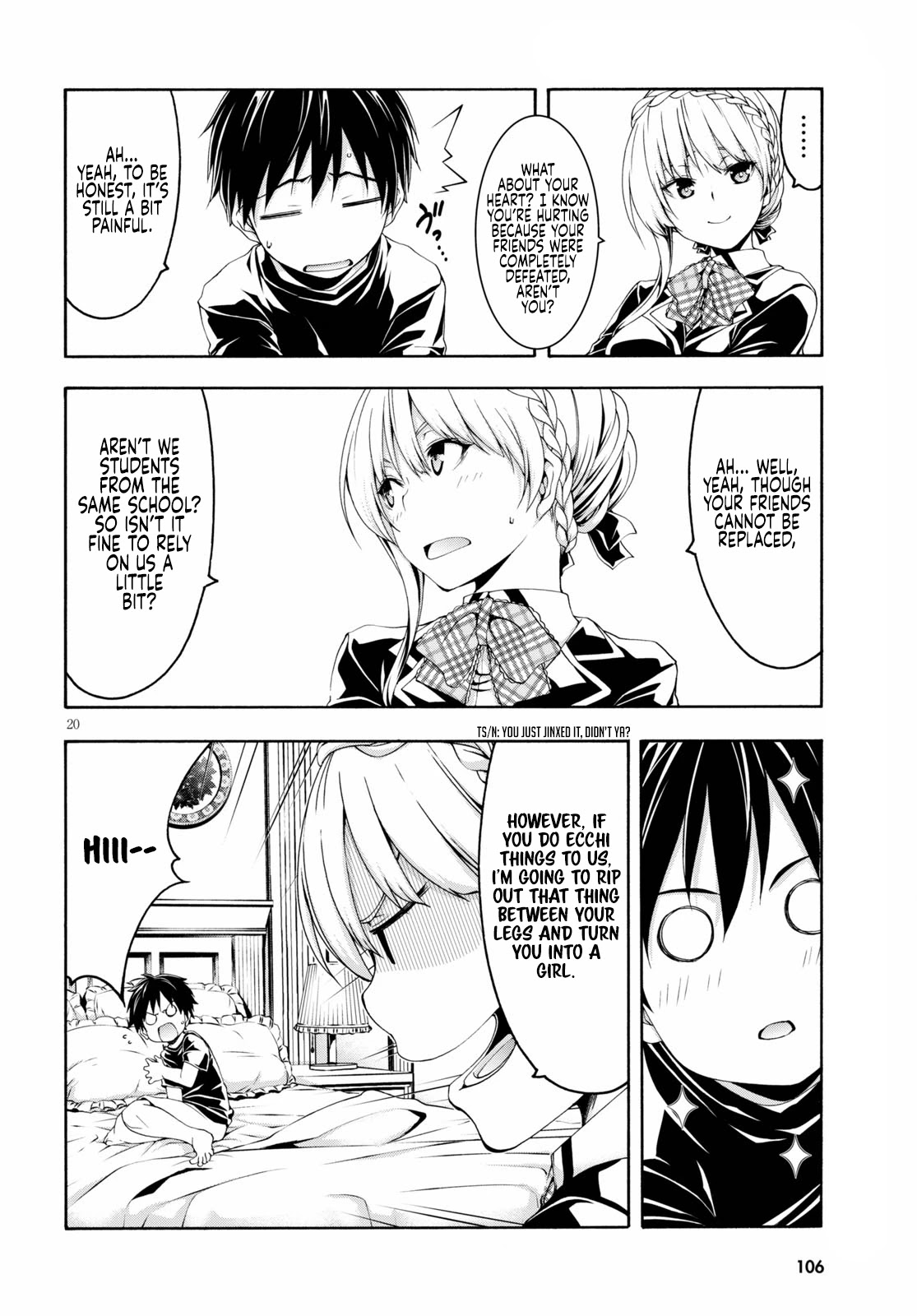 Trinity Seven: 7-Nin no Mahoutsukai chapter 126 page 21