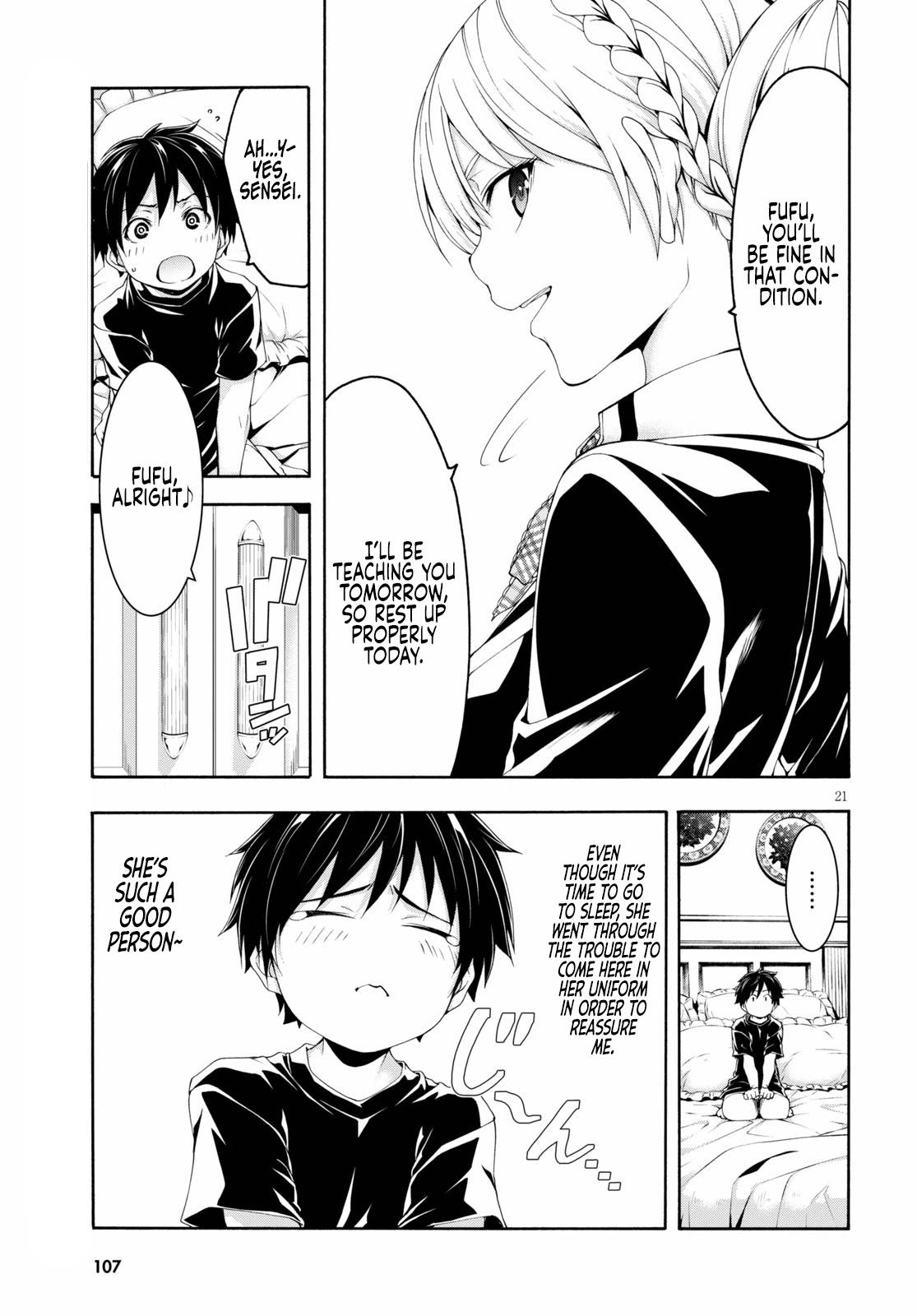 Trinity Seven: 7-Nin no Mahoutsukai chapter 126 page 22