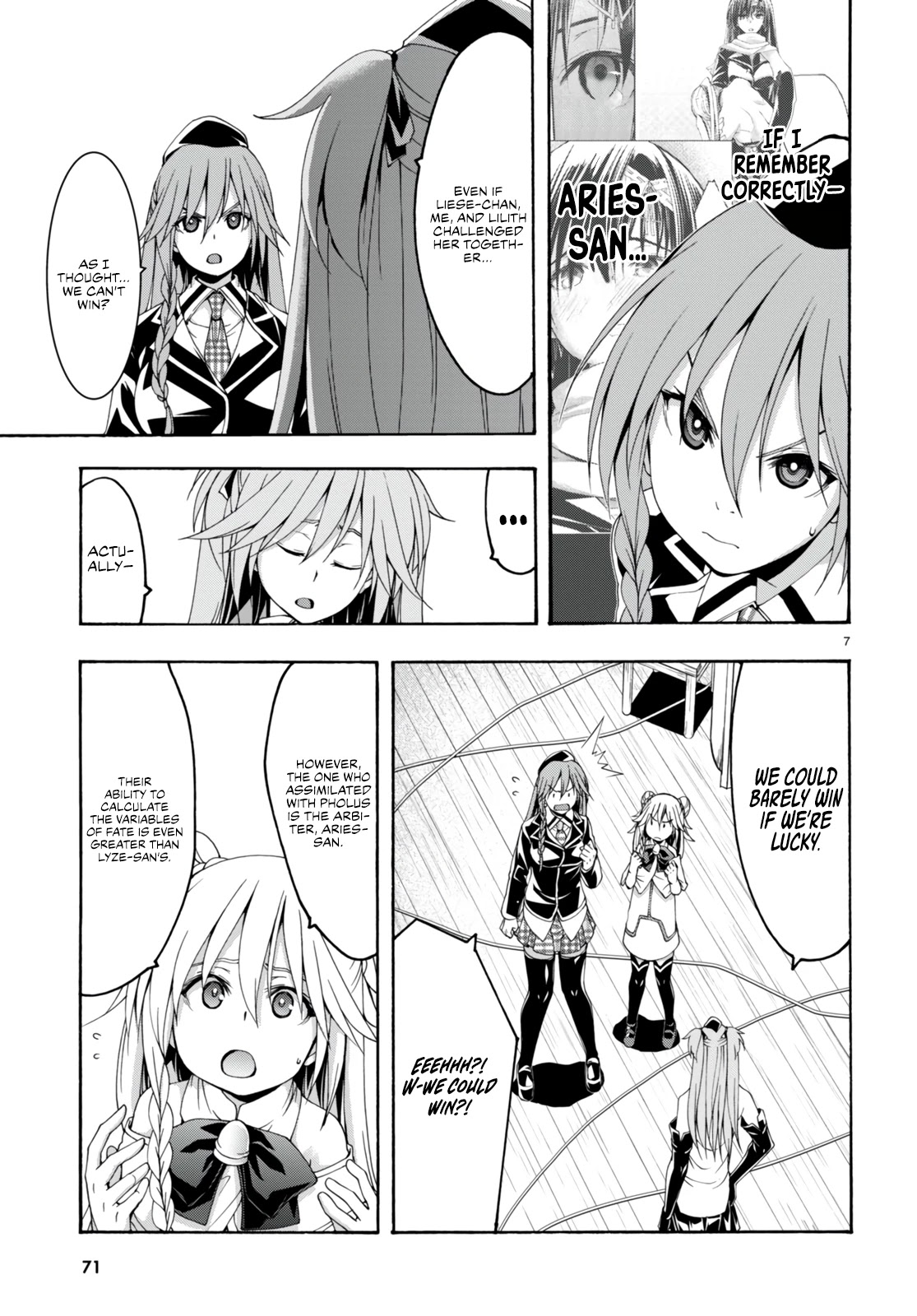 Trinity Seven: 7-Nin no Mahoutsukai chapter 133 page 9