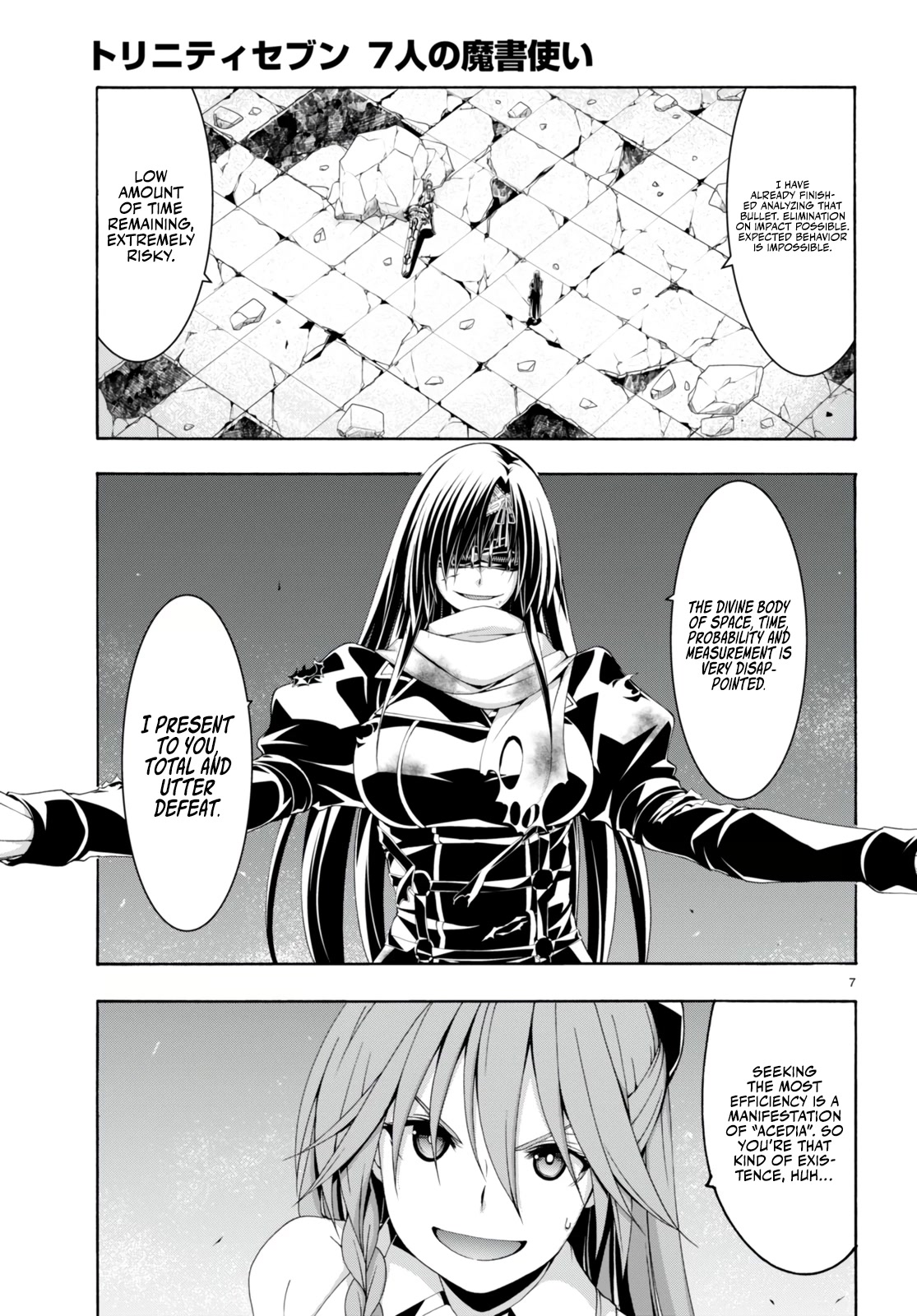 Trinity Seven: 7-Nin no Mahoutsukai chapter 136 page 8