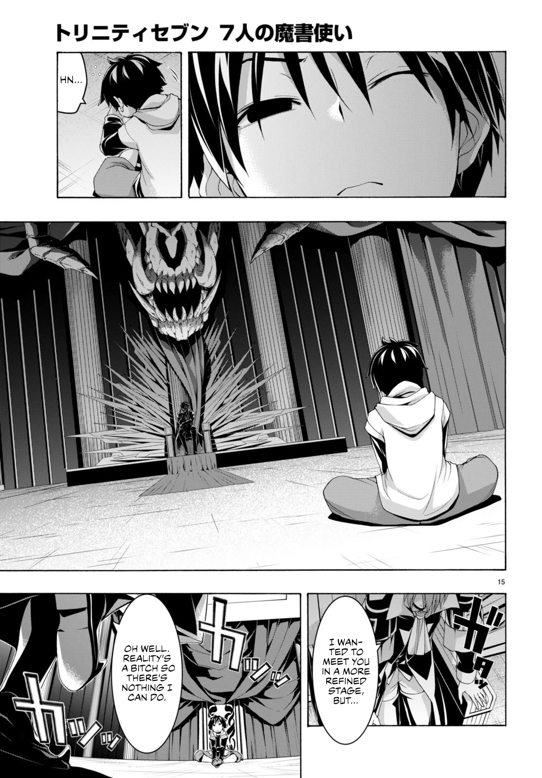 Trinity Seven: 7-Nin no Mahoutsukai chapter 140 page 15