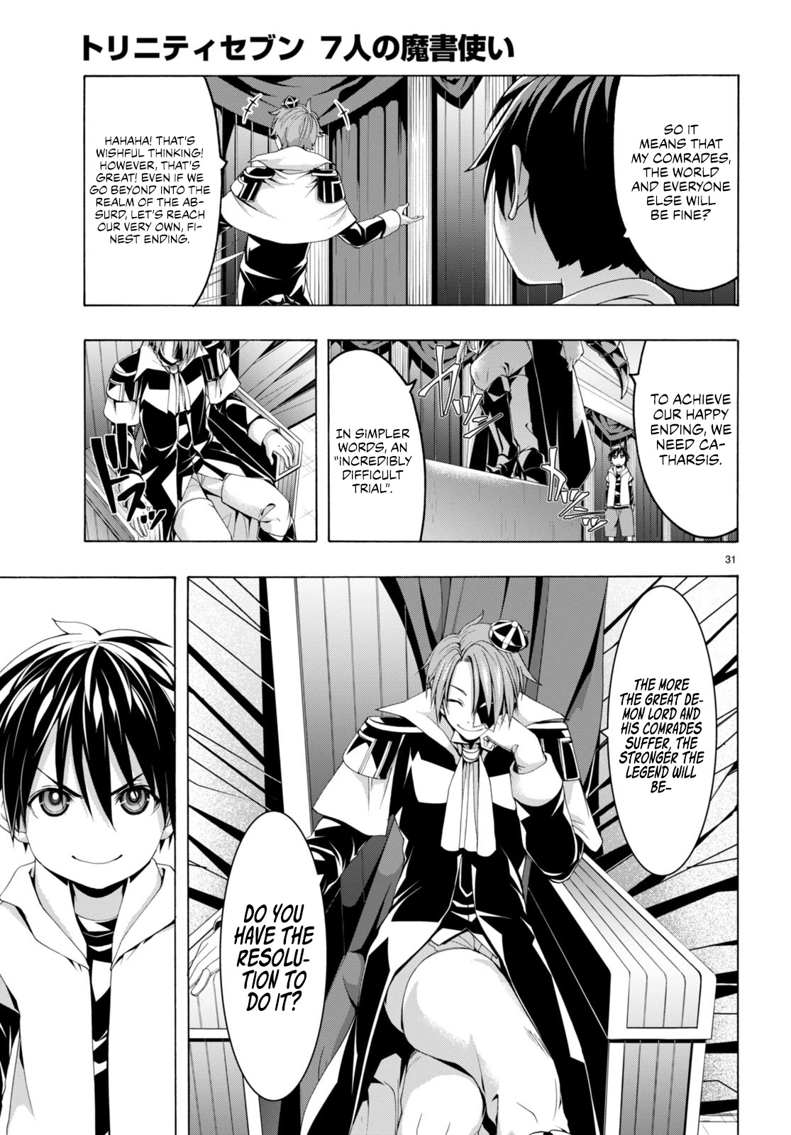 Trinity Seven: 7-Nin no Mahoutsukai chapter 140 page 29
