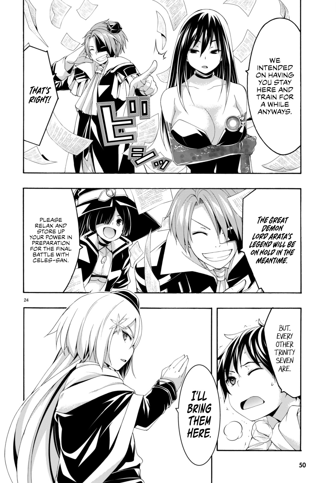 Trinity Seven: 7-Nin no Mahoutsukai chapter 144 page 24