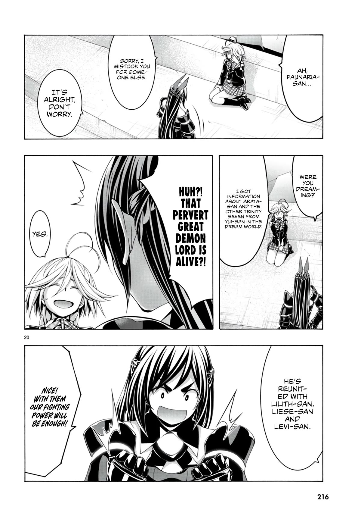 Trinity Seven: 7-Nin no Mahoutsukai chapter 148 page 21