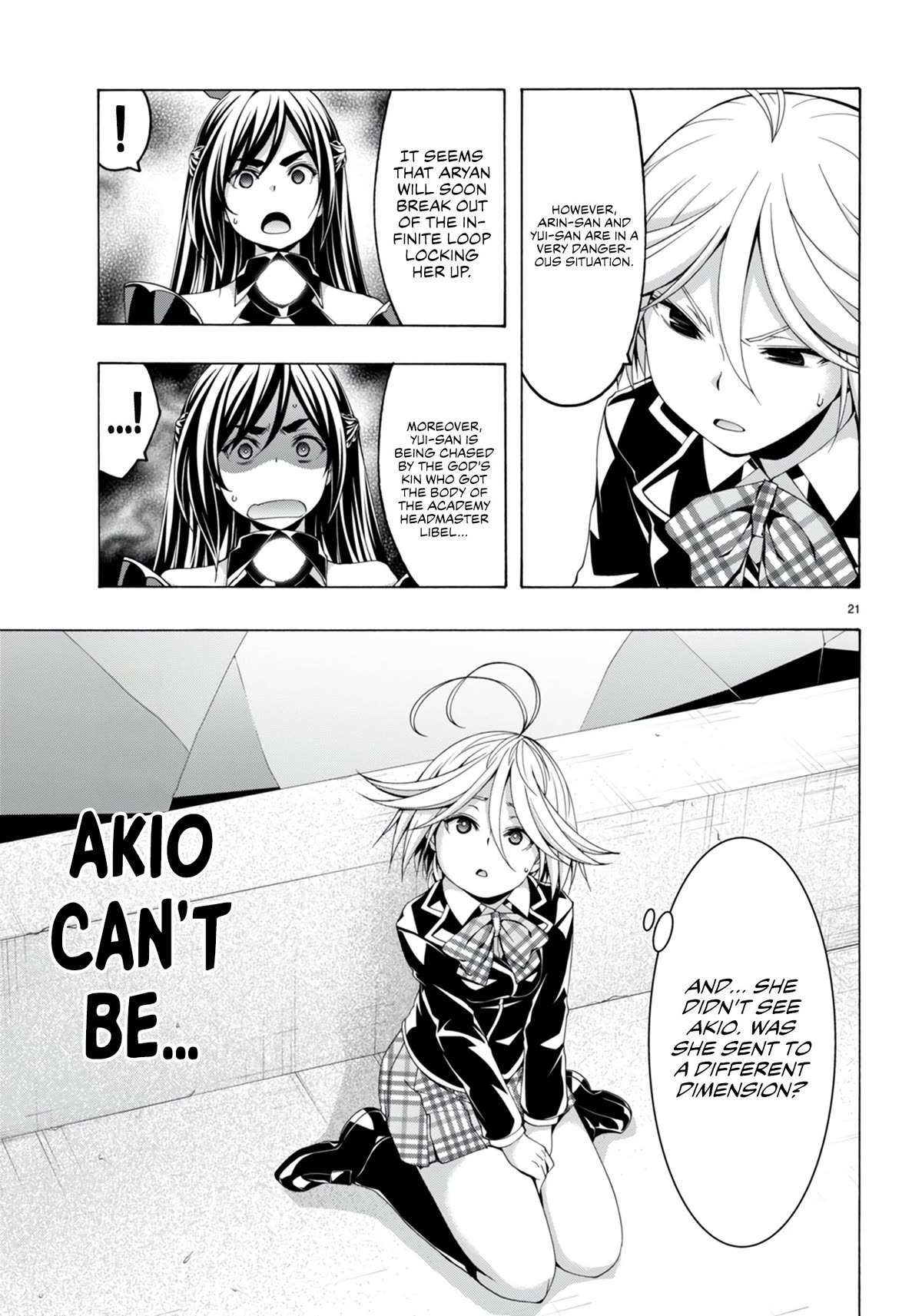 Trinity Seven: 7-Nin no Mahoutsukai chapter 148 page 22