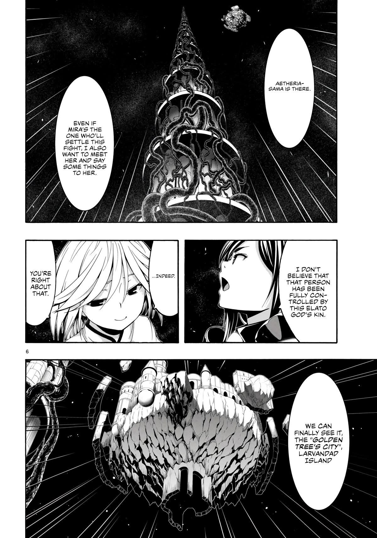 Trinity Seven: 7-Nin no Mahoutsukai chapter 150 page 8