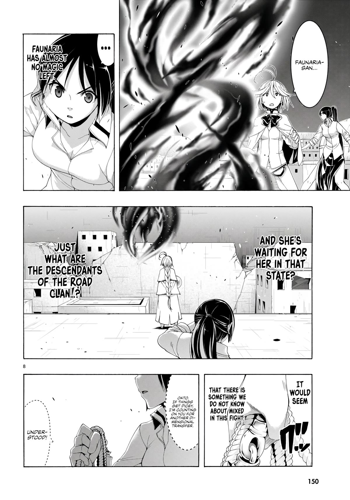 Trinity Seven: 7-Nin no Mahoutsukai chapter 151 page 9