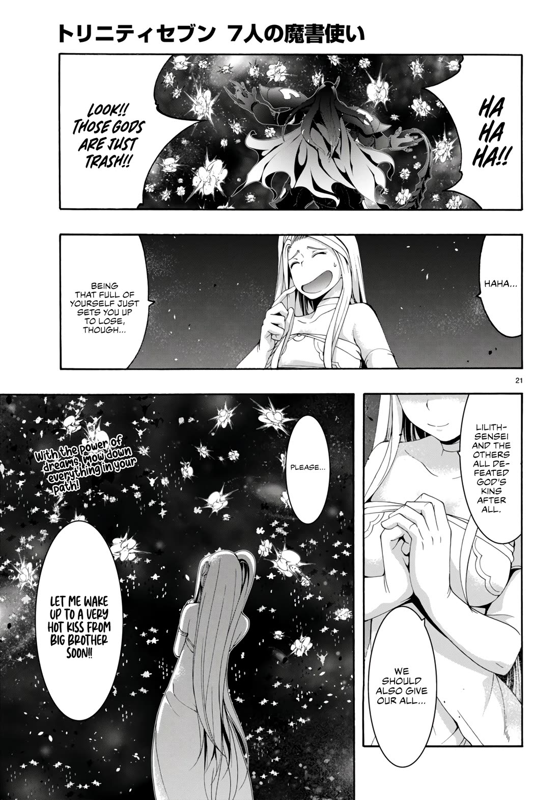 Trinity Seven: 7-Nin no Mahoutsukai chapter 152 page 21