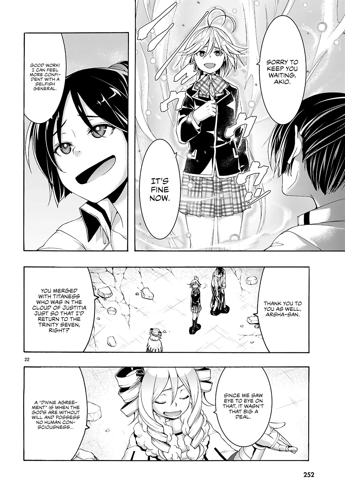 Trinity Seven: 7-Nin no Mahoutsukai chapter 158 page 22