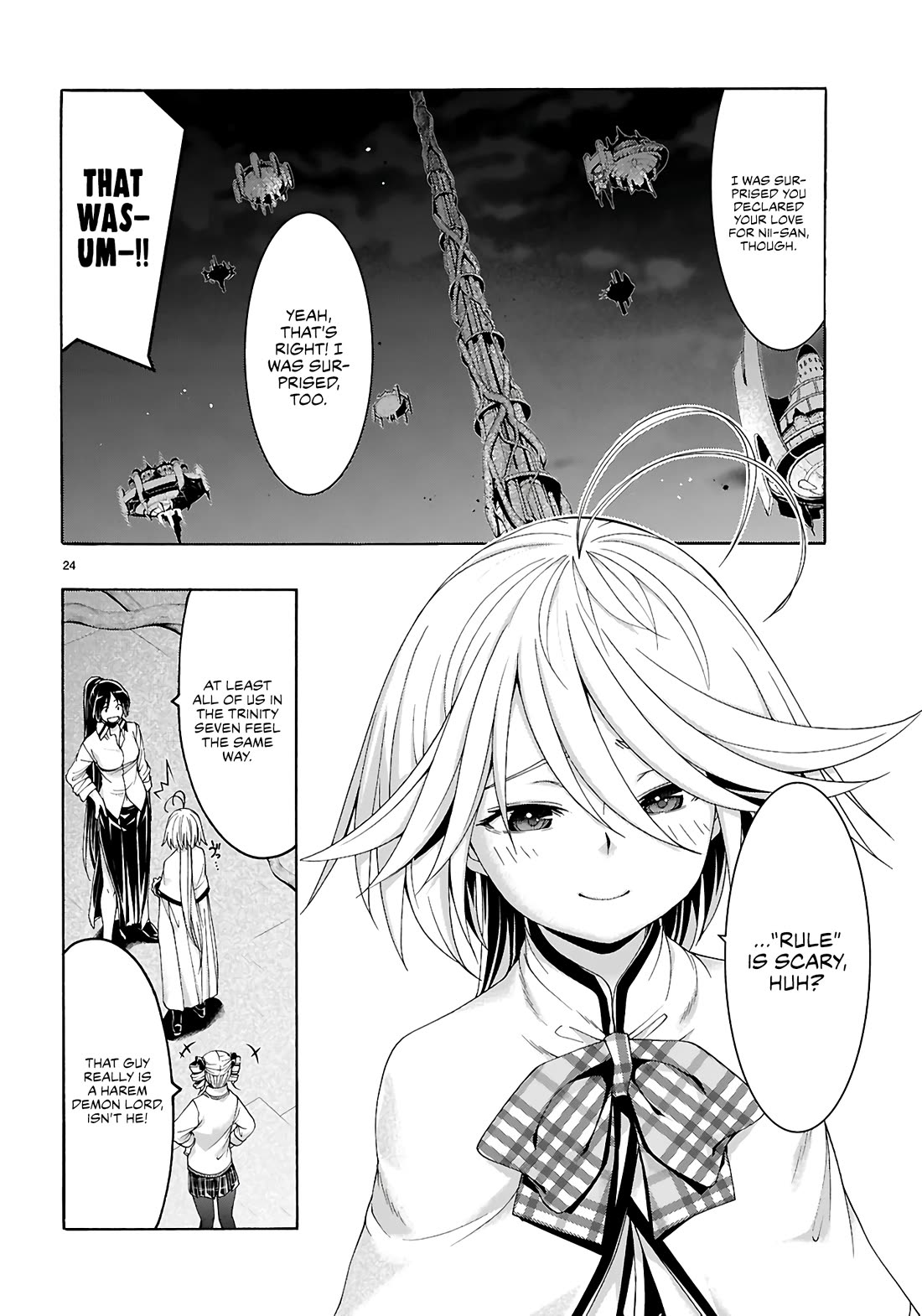 Trinity Seven: 7-Nin no Mahoutsukai chapter 160 page 23