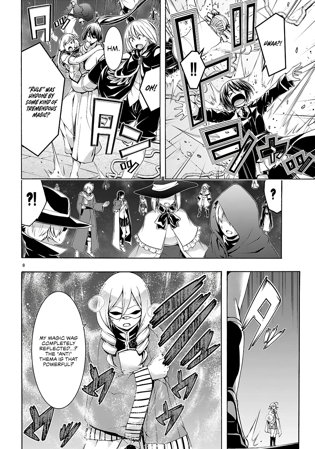 Trinity Seven: 7-Nin no Mahoutsukai chapter 160 page 8