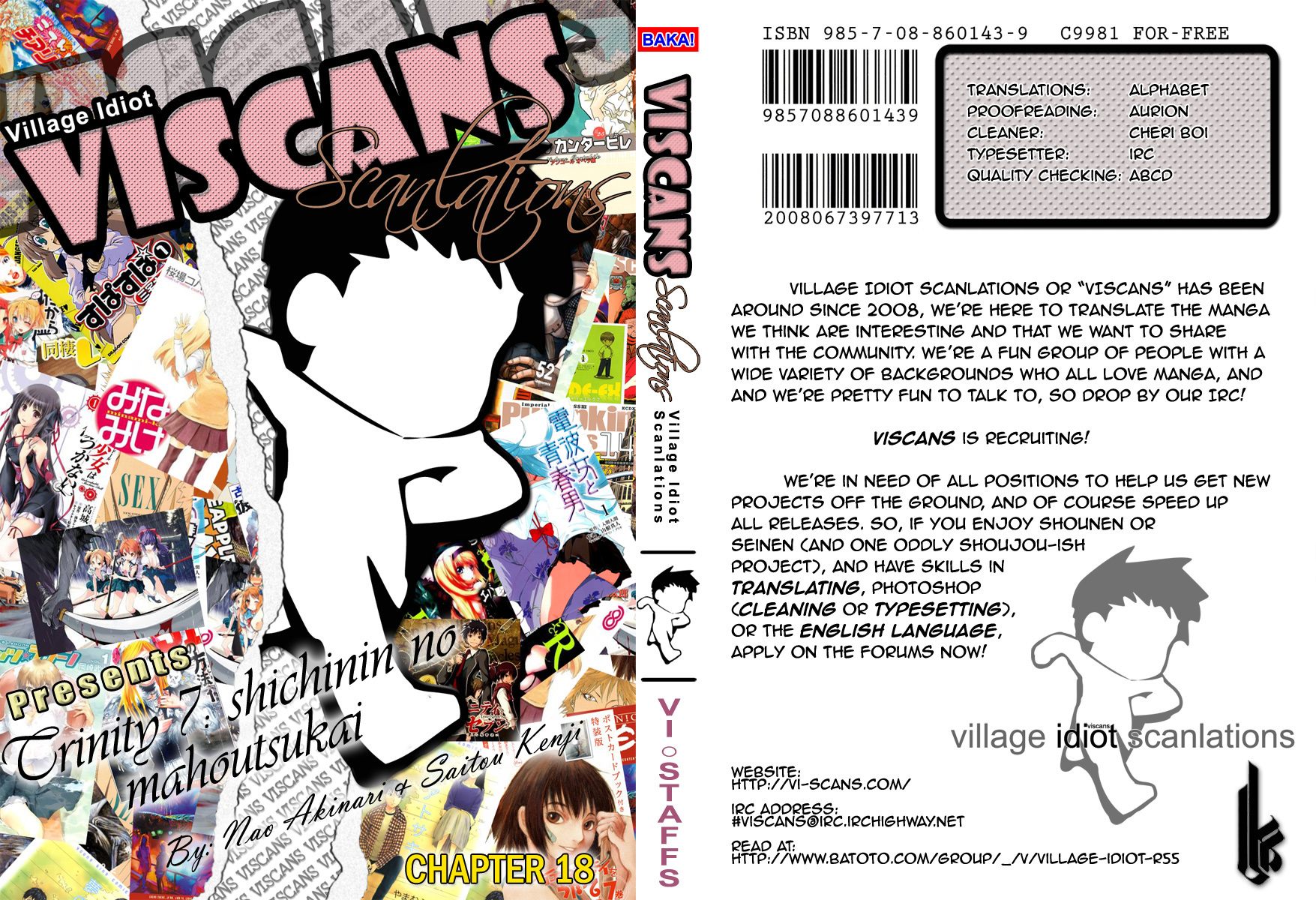 Trinity Seven: 7-Nin no Mahoutsukai chapter 17 page 1