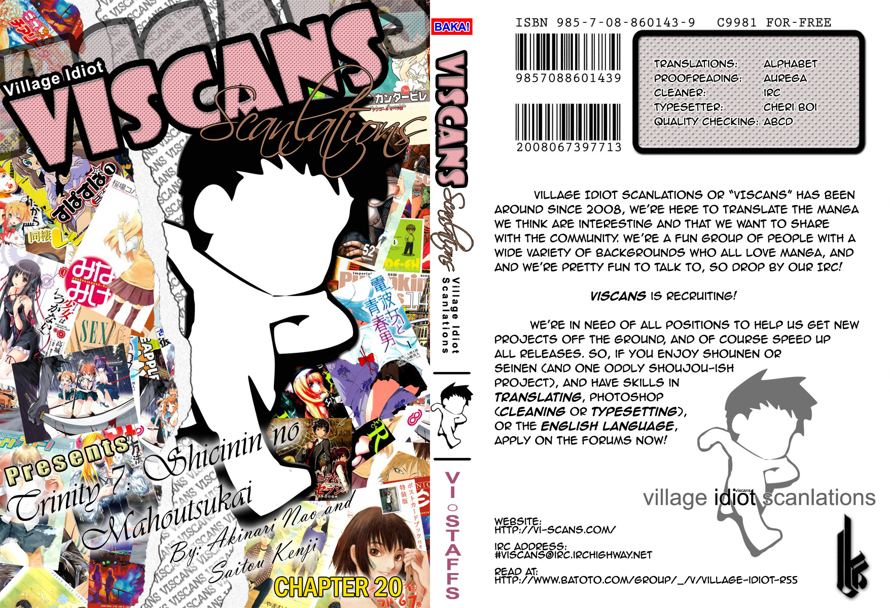 Trinity Seven: 7-Nin no Mahoutsukai chapter 19 page 1