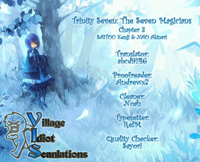 Trinity Seven: 7-Nin no Mahoutsukai chapter 2 page 1
