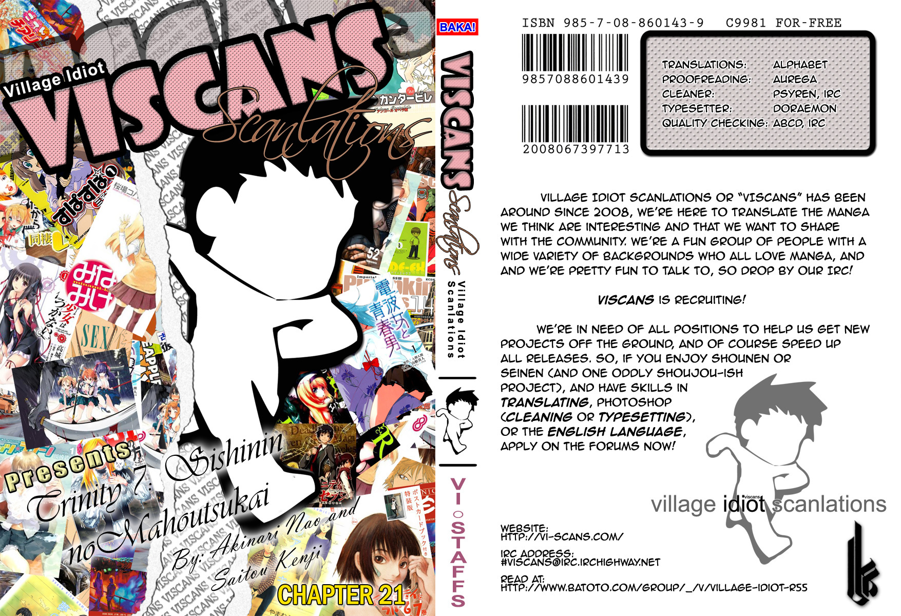 Trinity Seven: 7-Nin no Mahoutsukai chapter 20 page 1