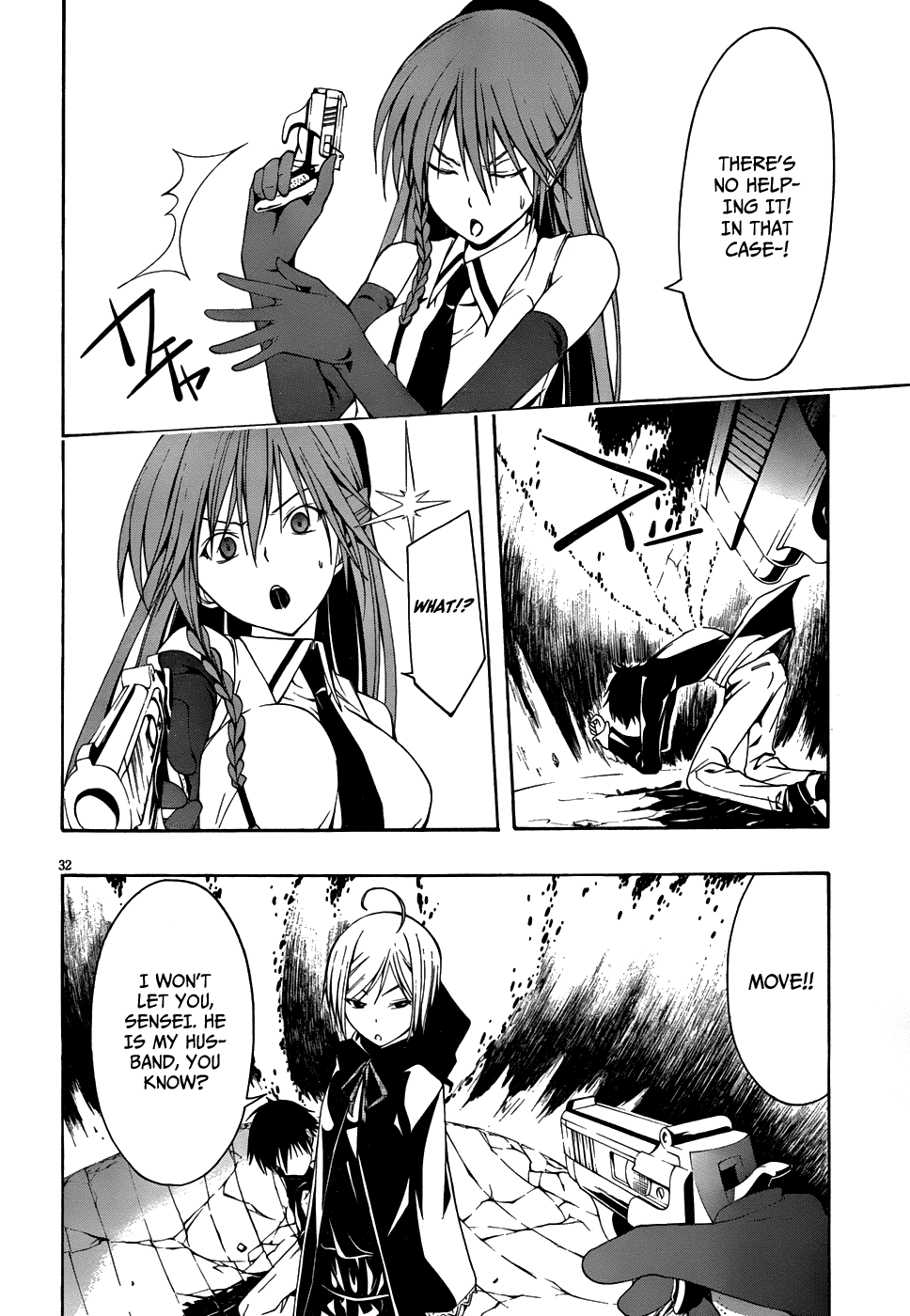 Trinity Seven: 7-Nin no Mahoutsukai chapter 3 page 32