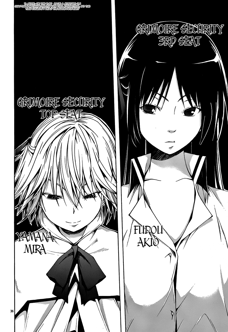 Trinity Seven: 7-Nin no Mahoutsukai chapter 3 page 36