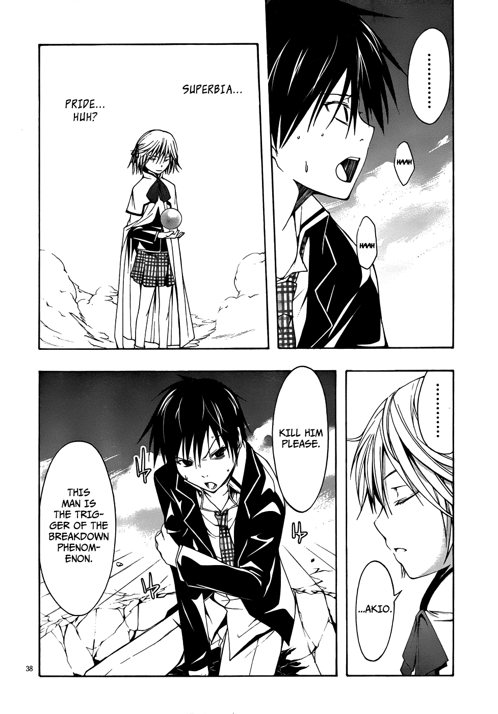 Trinity Seven: 7-Nin no Mahoutsukai chapter 3 page 38