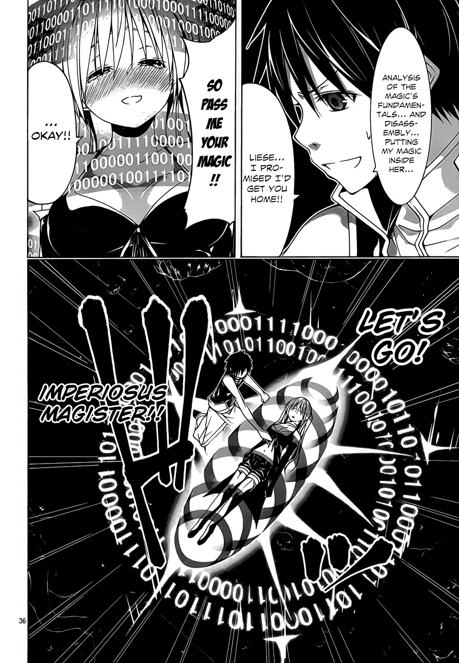 Trinity Seven: 7-Nin no Mahoutsukai chapter 34 page 36