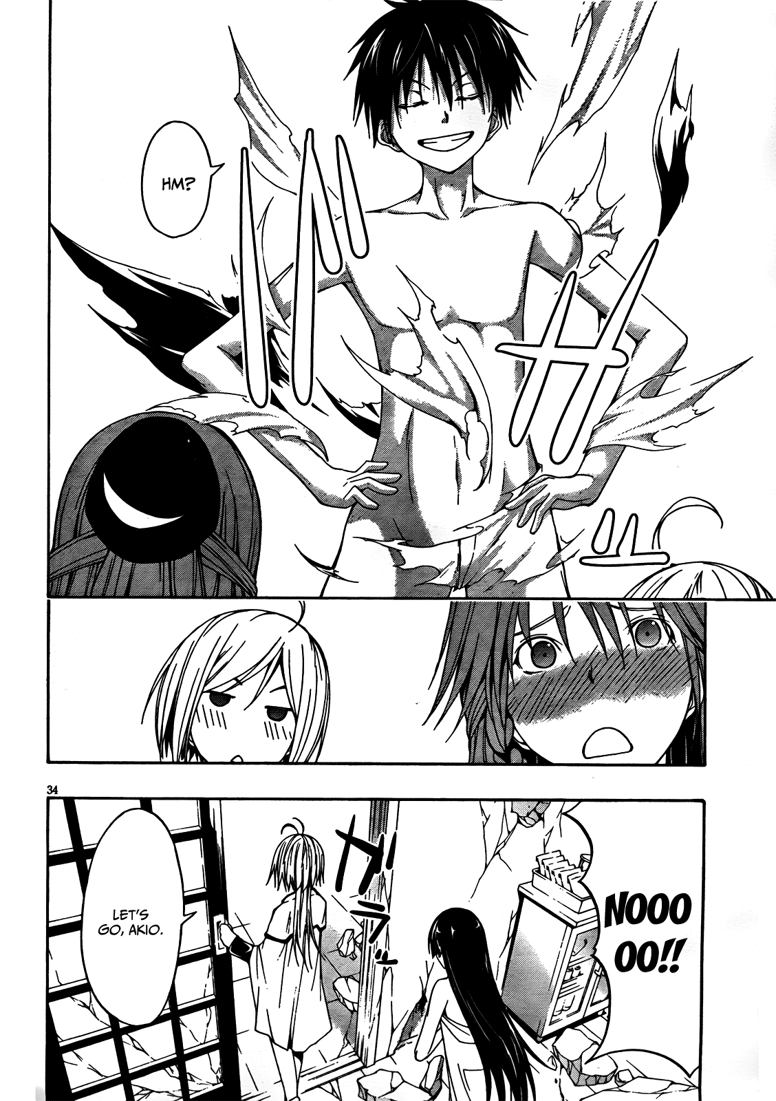 Trinity Seven: 7-Nin no Mahoutsukai chapter 4 page 34