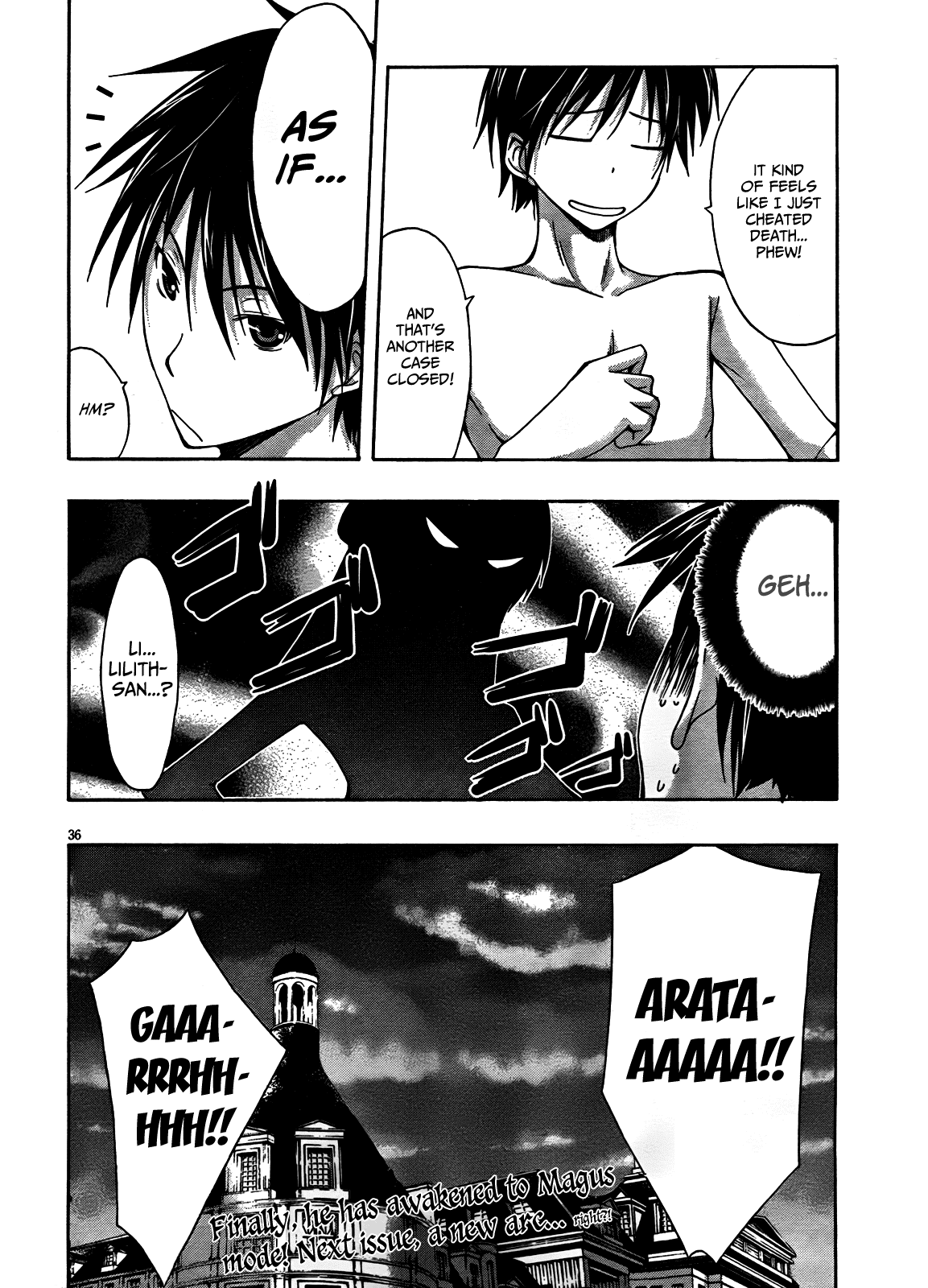 Trinity Seven: 7-Nin no Mahoutsukai chapter 4 page 36