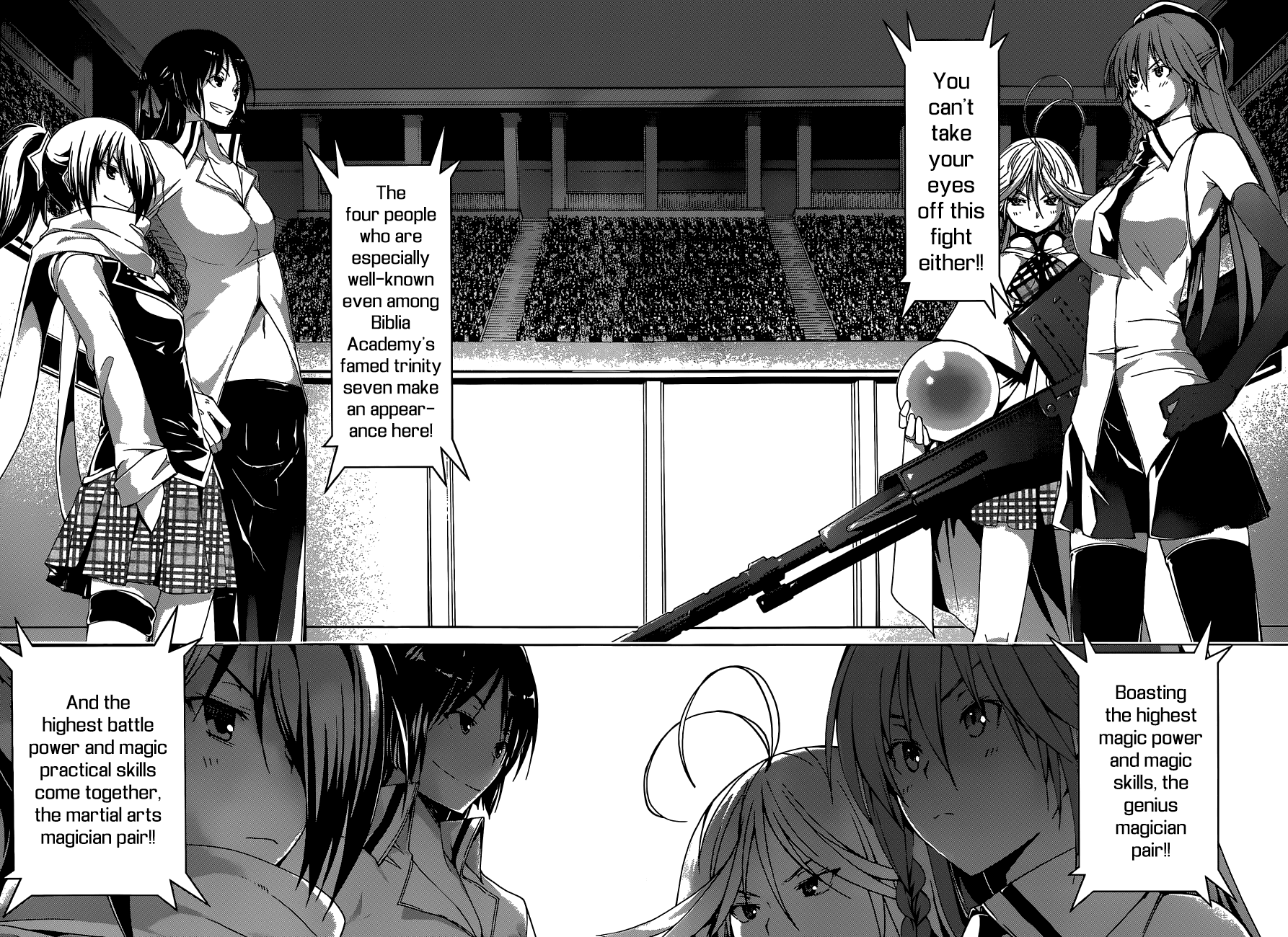 Trinity Seven: 7-Nin no Mahoutsukai chapter 43 page 32