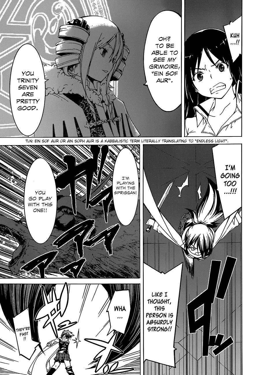Trinity Seven: 7-Nin no Mahoutsukai chapter 45 page 30
