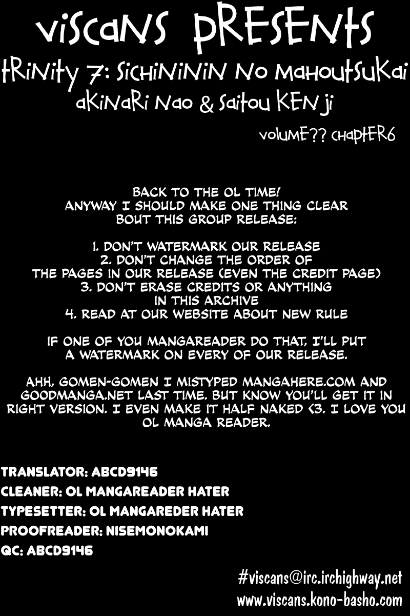 Trinity Seven: 7-Nin no Mahoutsukai chapter 5 page 1
