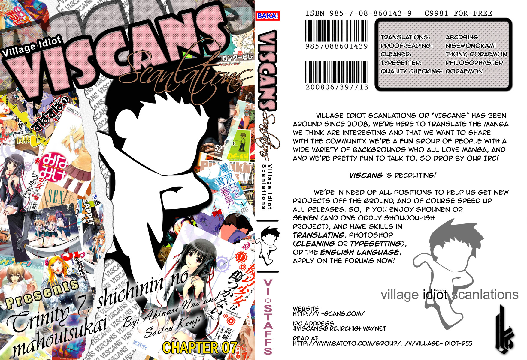 Trinity Seven: 7-Nin no Mahoutsukai chapter 6 page 1