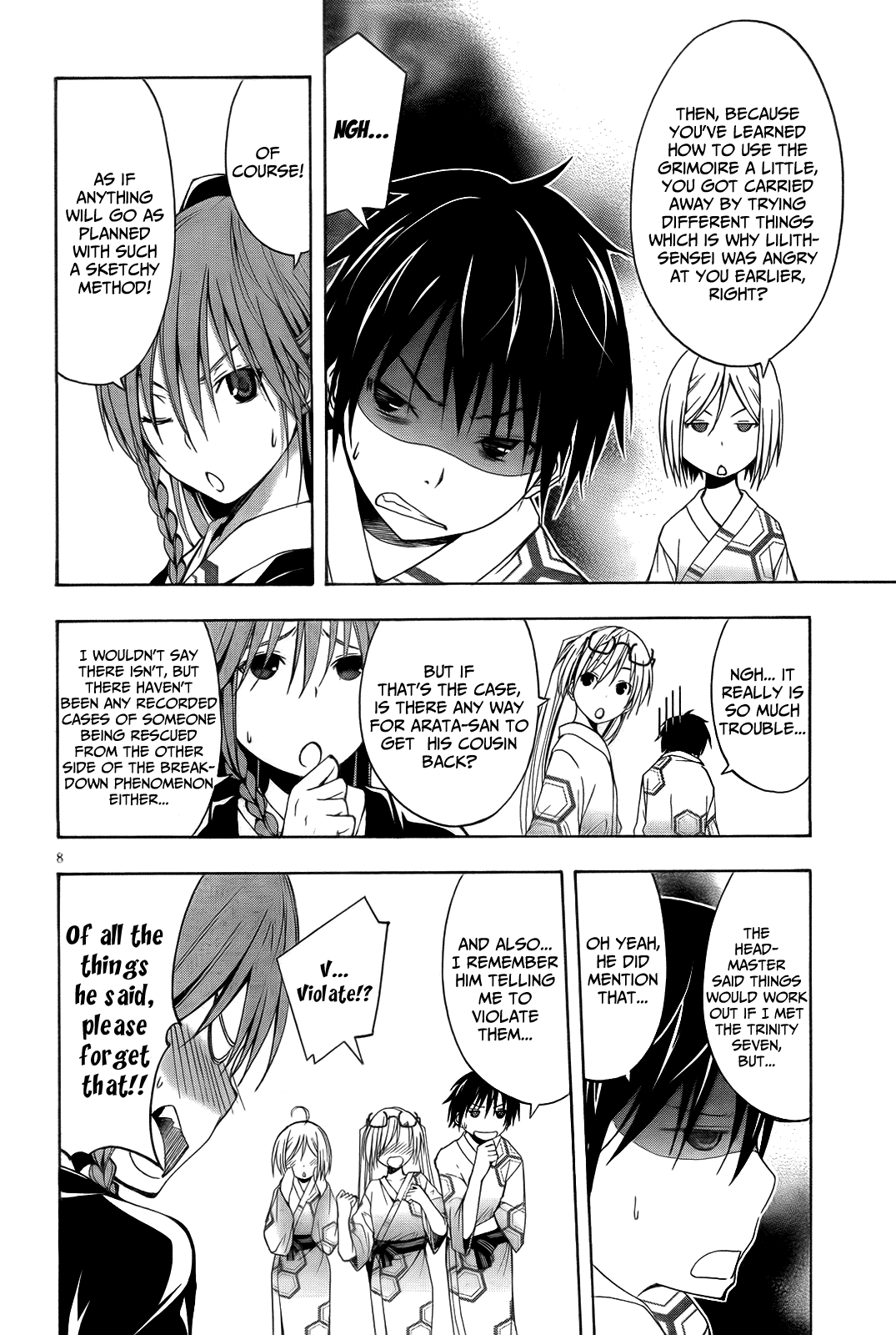 Trinity Seven: 7-Nin no Mahoutsukai chapter 6 page 11
