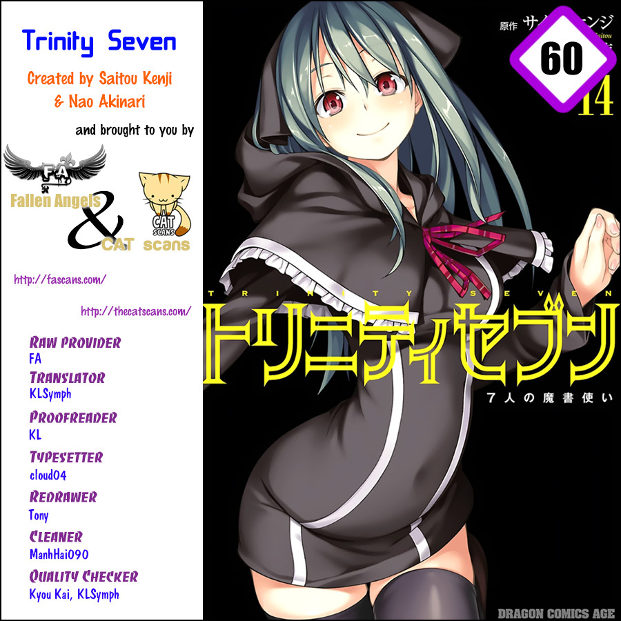 Trinity Seven: 7-Nin no Mahoutsukai chapter 60 page 1
