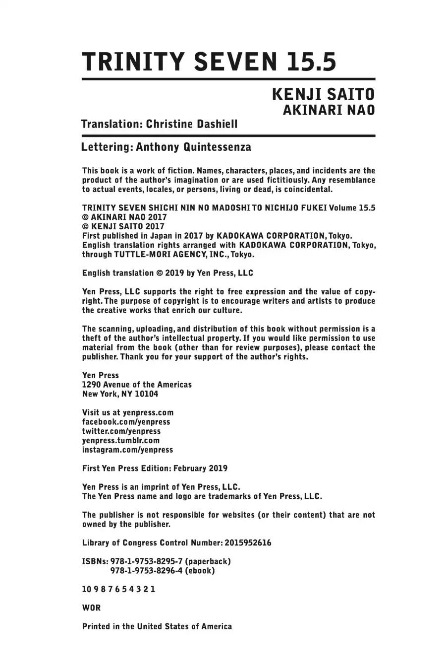 Trinity Seven: 7-Nin no Mahoutsukai chapter 66.1 page 27