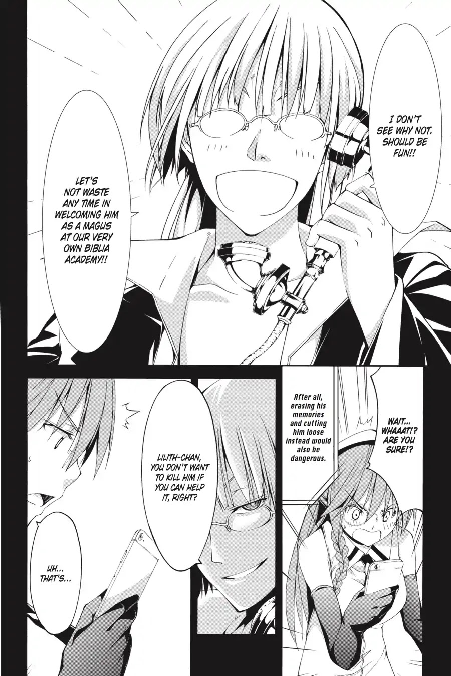 Trinity Seven: 7-Nin no Mahoutsukai chapter 66.5 page 15