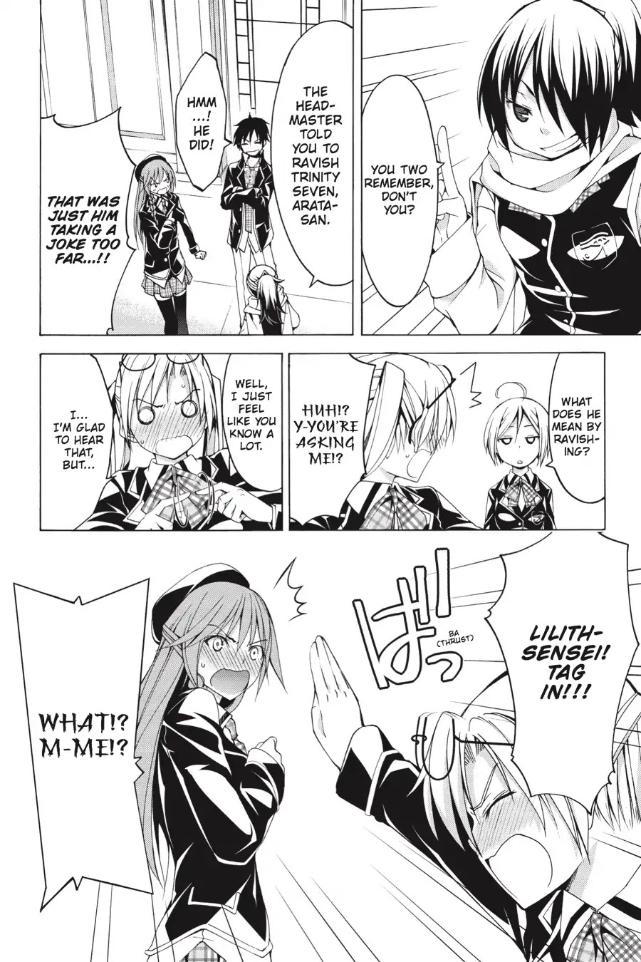 Trinity Seven: 7-Nin no Mahoutsukai chapter 66.5 page 34