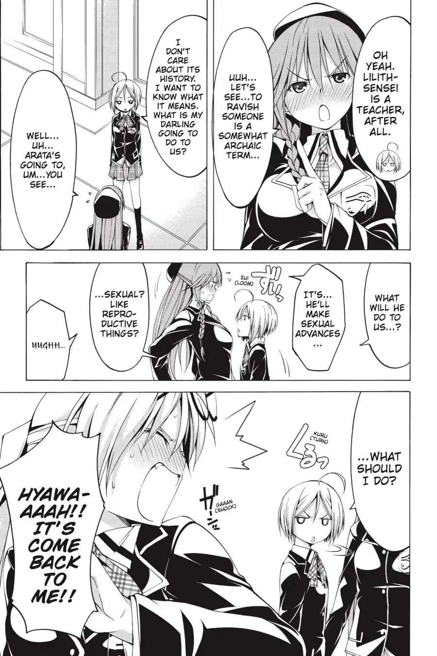 Trinity Seven: 7-Nin no Mahoutsukai chapter 66.5 page 35