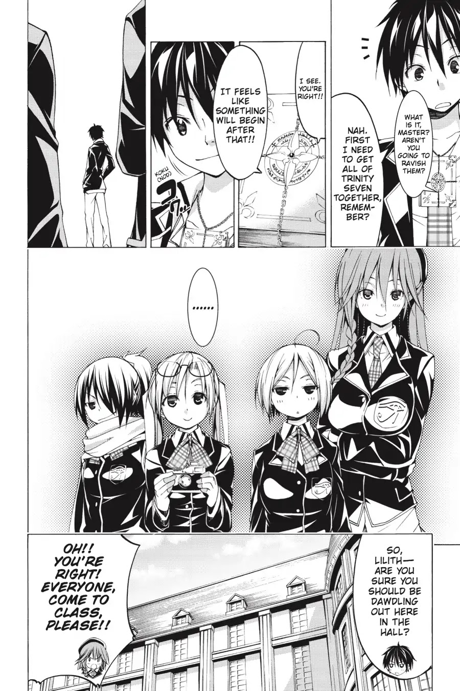 Trinity Seven: 7-Nin no Mahoutsukai chapter 66.5 page 38