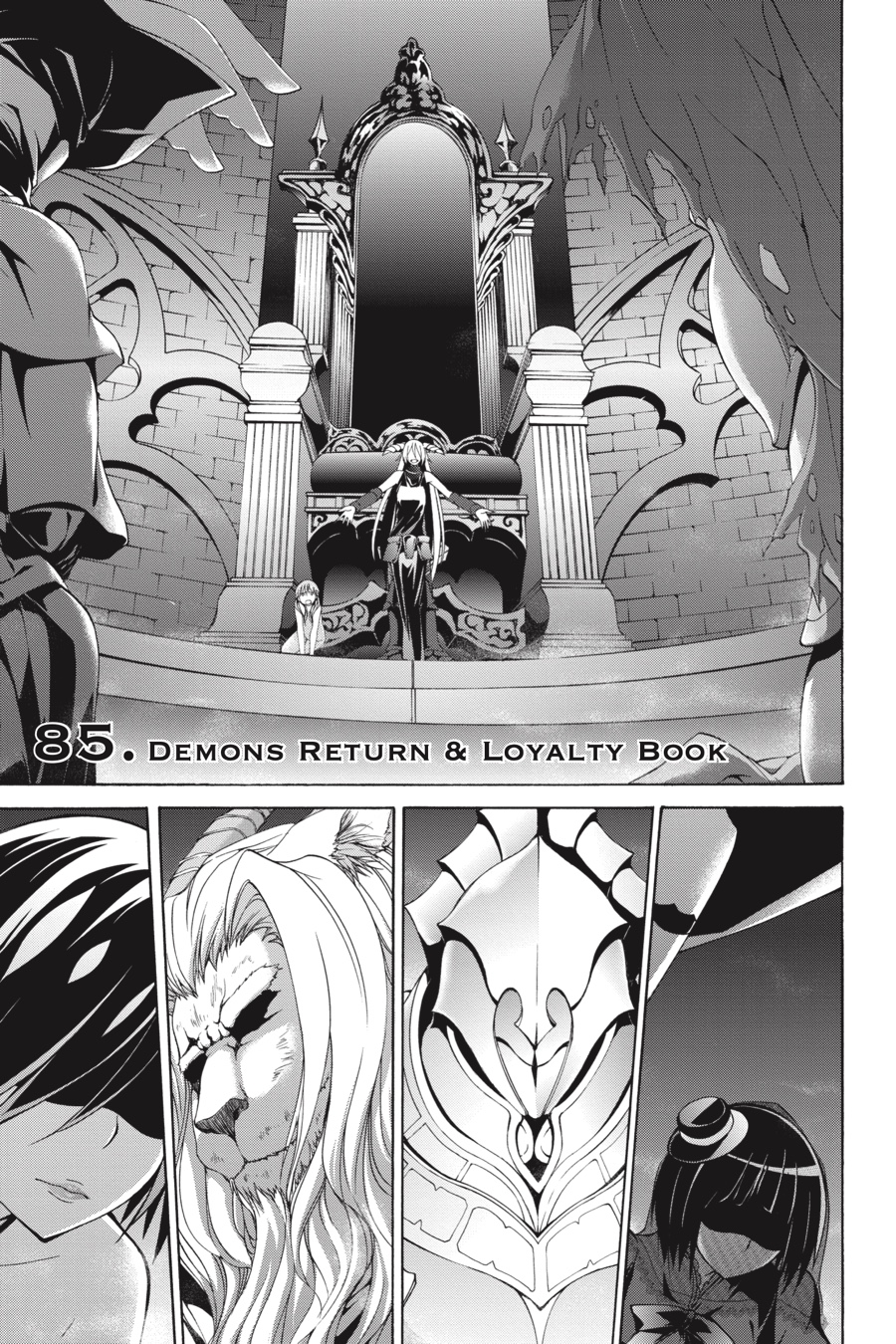 Trinity Seven: 7-Nin no Mahoutsukai chapter 85 page 1